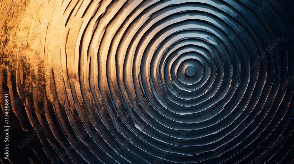 Poster captivating circular patterns indoor studio abstract art close-up textural exploration