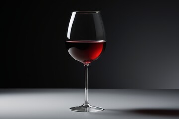 there is a glass of wine sitting on a table