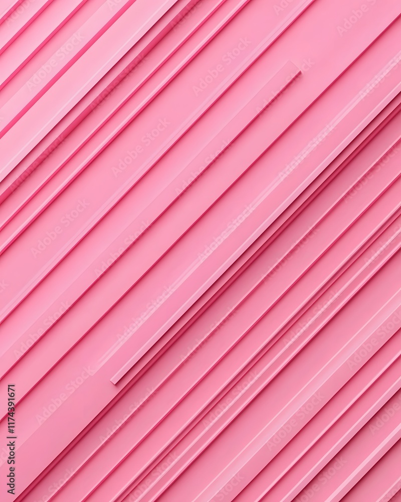 Poster diagonal pink rectangular pattern