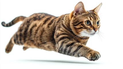 Obraz premium Majestic Cat in Motion