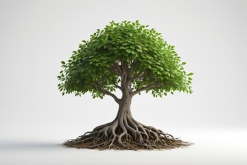 a close up of a tree with a lot of roots