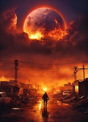 A processor on a circuit board with pulsating neon lights gives a sense of dynamic energy flow. 8k resolution image Generative AI image.