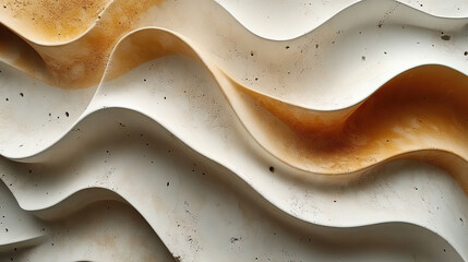 Abstract wavy texture with earthy tones and organic patterns