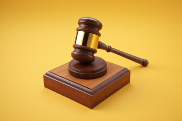 a close up of a wooden gaven on a wooden block