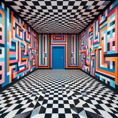 460 Optical Illusion Room Izobrajenie 3 iz 4