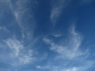Heavenly Harmony: Serene Cloud Formations in Pristine Skies in Dong Hoi, Quang Binh, Vietnam