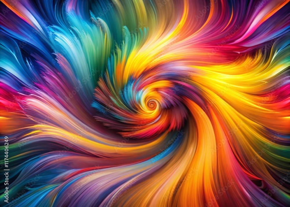 Poster abstract dynamic color burst motion background - artistic design