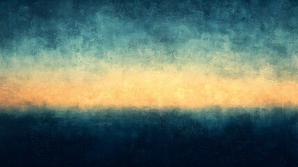 Obraz premium Sunset Over Calm Ocean Coastal Landscape Abstract Digital Art Tranquil Atmosphere Serene Viewpoint Peaceful Concept