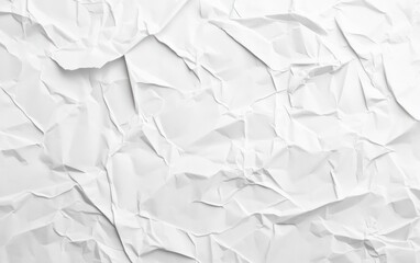Obraz premium White paper texture background with crumpled effect
