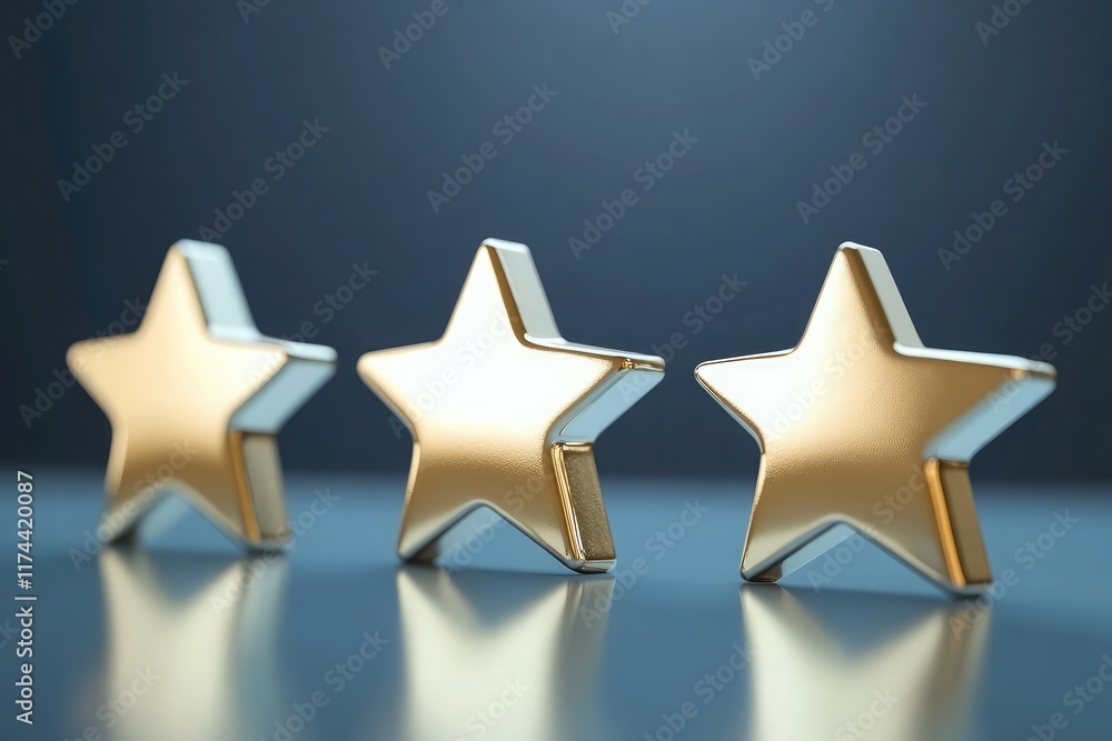 Poster customer satisfaction survey featuring a five-star rating system on a mobile interface for service q