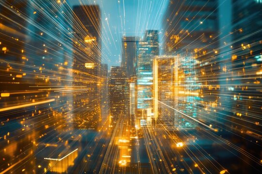 Digital transformation in business processes featuring SAP system automation and data management tools for operational efficiency