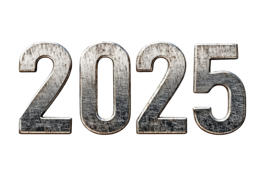 Industrial steel numbers 2025 home decor modern close-up