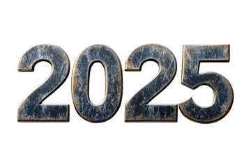 Stylish steel numbers 2025 modern design metallic look