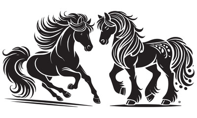 horse vector