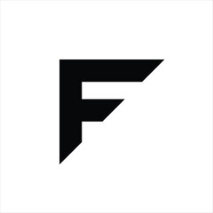 F Letter Logo - Modern Abstract Design
