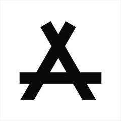 Abstract Letter A Logo Design Vector