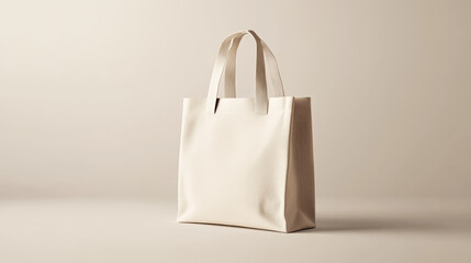 Reusable tote shopping bag. Mockup isolated on transparent background. Stock vector template