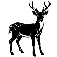 deer silhouette vector