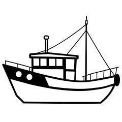 ship in the sea