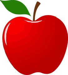 an apple vector art