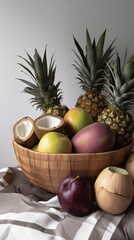 Tropical Coconut Pineapple Paradise