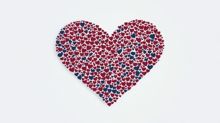 Simple and minimalist Valentine's Day design featuring hearts, circles, and lines in pastel or monochrome colors, with clean layout and elegant typography to evoke love and affection.