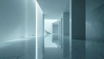 Obraz premium room with columns