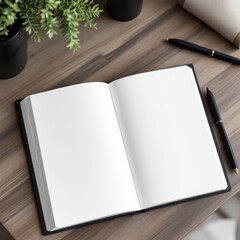 Fototapeta premium notebook and pen