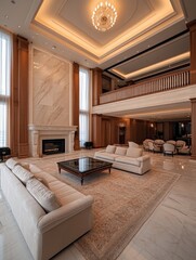 Elegant Luxury Living Room Interior for Modern Home D&eacute;cor Inspiration