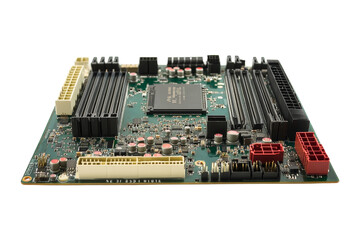 Vintage computer motherboard