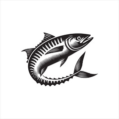 fish isolated on white