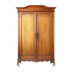 Vintage armoire display isolated