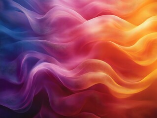 Obraz premium Vibrant Abstract Digital Painting: Flowing Colors, Dreamlike Texture. AI Generated