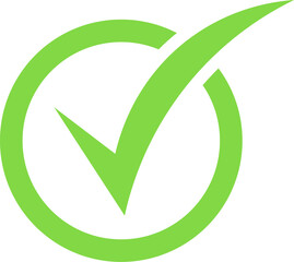 Tick icon  or Check mark symbol 
