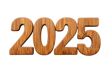 Wooden bamboo numbers 2025 modern minimalist decor