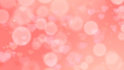 Abstract Heart Bokeh Backgrounds , illustration wallpaper