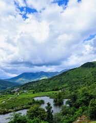 Obraz premium landscape with sky