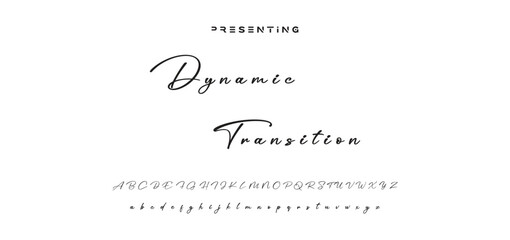 Hand drawn vector alphabet. Modern monoline signature script font. Elegant Signature Font. Best Alphabet Beautiful Calligraphy Signature Font lettering