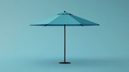 White umbrella mockup. Outdoor beach sun parasol isolated vector mock up. Sunshade tent template for branding. 3d commercial event awning promo. Exhibition camping object for presentation on market