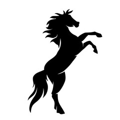 Horse Silhouette Illustration