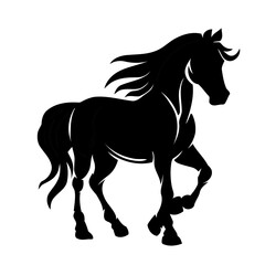 Horse Silhouette Illustration