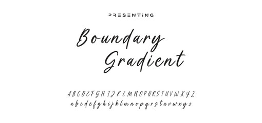 Hand drawn vector alphabet. Modern monoline signature script font. Elegant Signature Font. Best Alphabet Beautiful Calligraphy Signature Font lettering