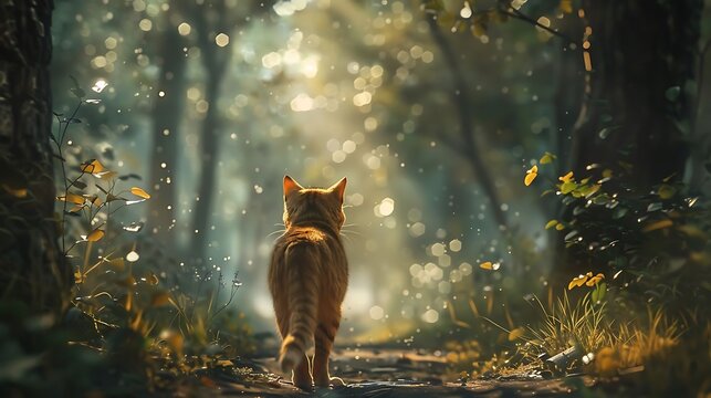 Cats are small, carnivorous mammals known for their graceful movements, playful demeanor, and independent personalities. With soft fur that varies in color and pattern, cats are adored for their strik