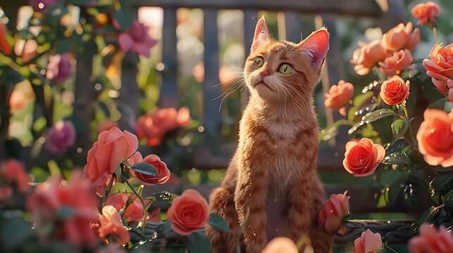 Cats are small, carnivorous mammals known for their graceful movements, playful demeanor, and independent personalities. With soft fur that varies in color and pattern, cats are adored for their strik