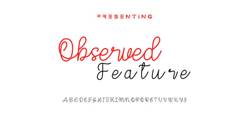 signature Font Calligraphy Logotype Script Brush Font Type Font lettering handwritten