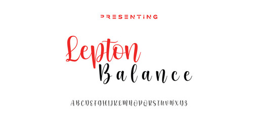 signature Font Calligraphy Logotype Script Brush Font Type Font lettering handwritten