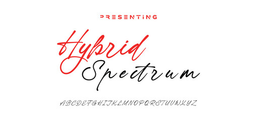 signature Font Calligraphy Logotype Script Brush Font Type Font lettering handwritten