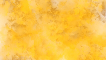 Yellow-red grunge in watercolor.Yellow and orange watercolor abstract pattern.