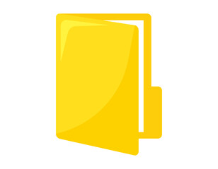 フォルダのベクターイラスト　　書類ファイルアイコン