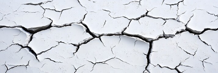 Fototapeta premium Cracked Earth Surface, Dry Land, Drought